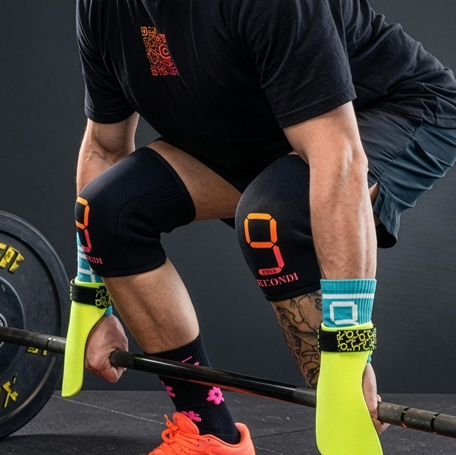 Ginocchiere Unisex 7mm 9Secondi Grip